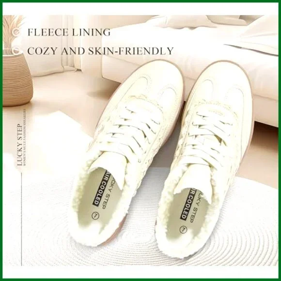 Suede and PU Mule Sneakers with Plush Lining and Non-Slip Outsole